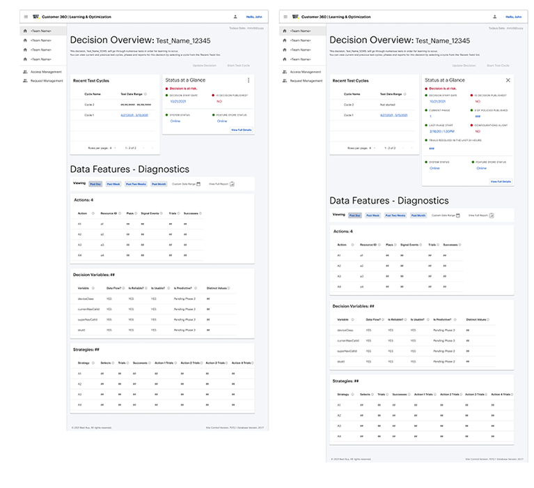 Decision Overview - At Risk Scenario