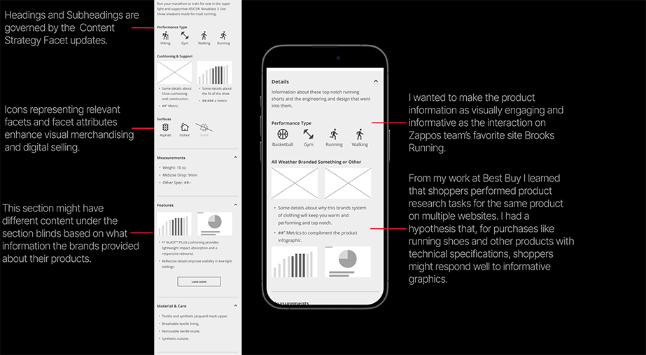 Product Information Updated UX